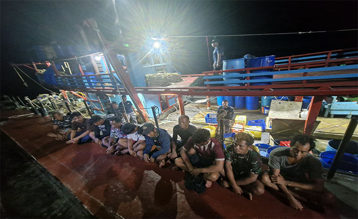 Kodaeral I Tindak Tegas Dugaan Penyalahgunaan Narkotika di Atas KM Aries Indo XVIII